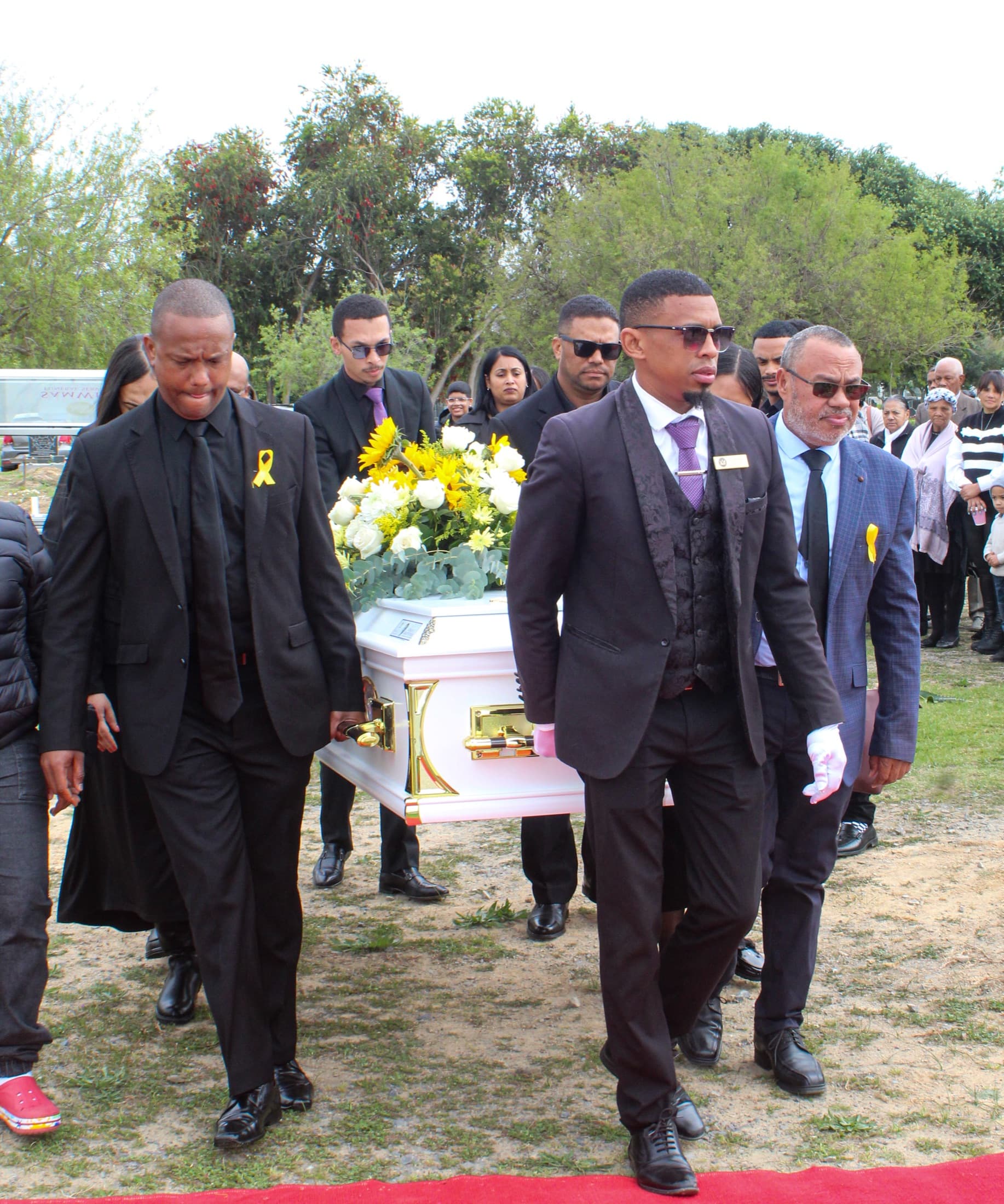 Bearers at a SamWill service